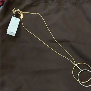 Kate Spade Gold “Ring It Up” Pavé Pendant Necklace